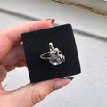 Clear Quartz Mermaid Ring - Adjustable