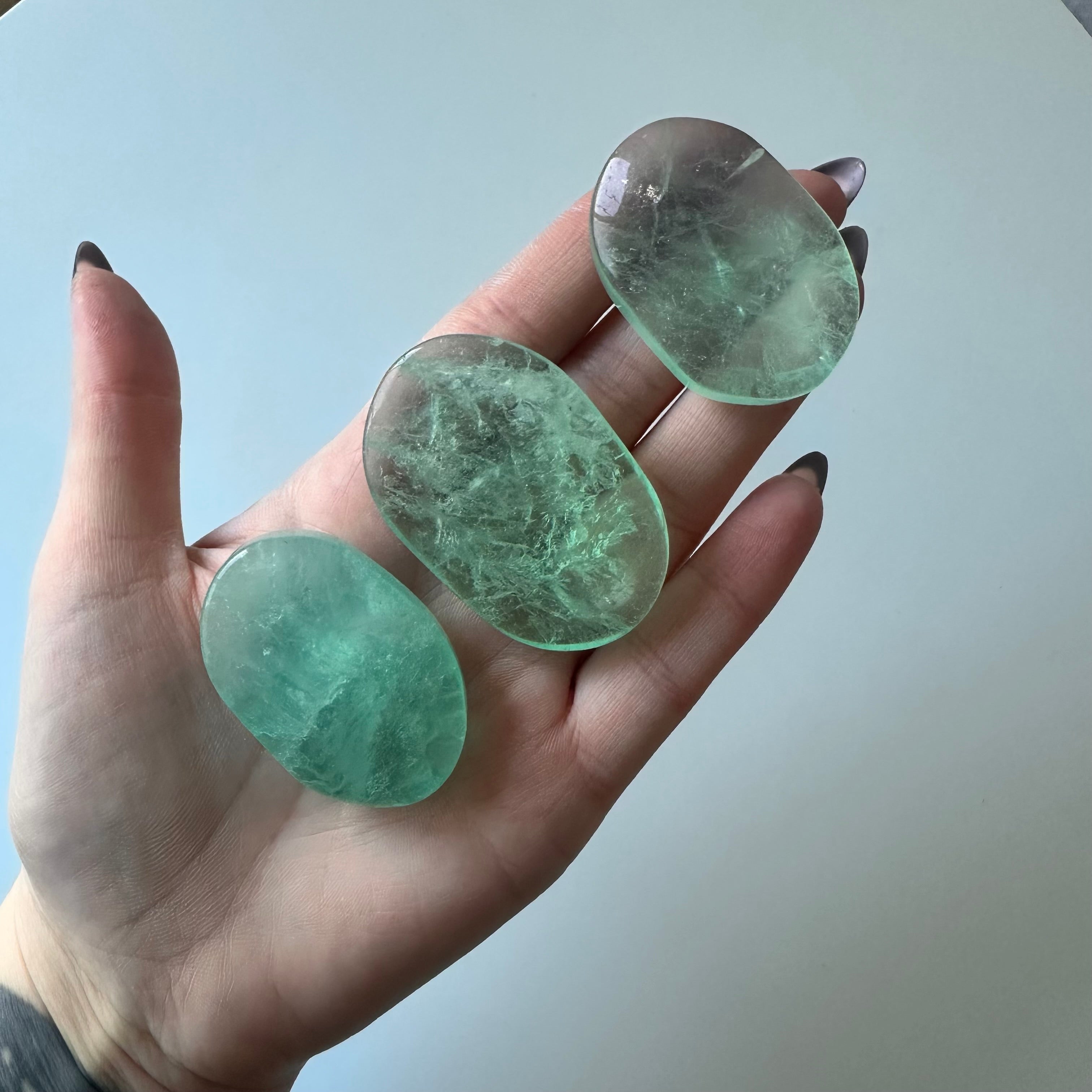 Baja Fluorite Palmstone