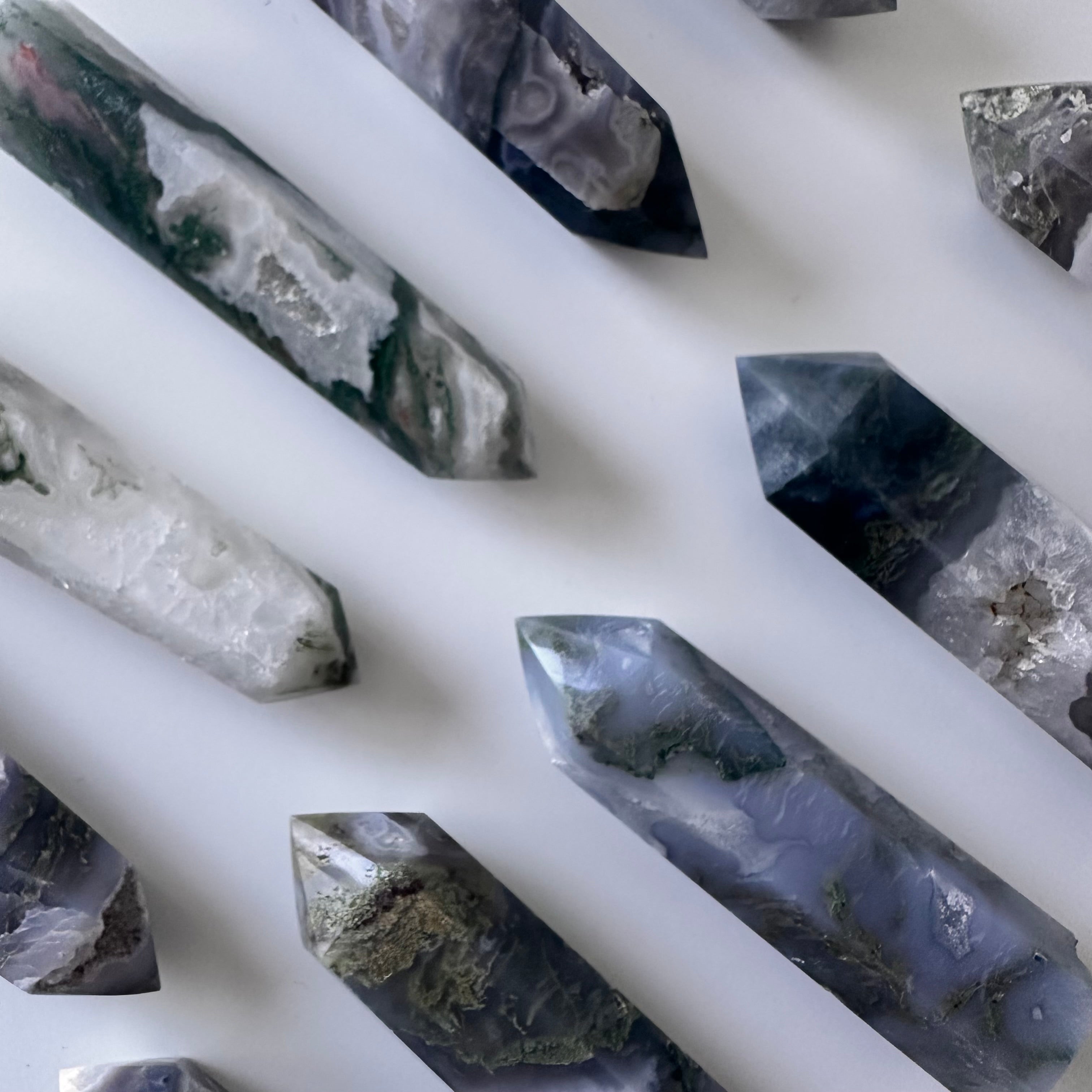 Moss Agate Tower - YOU PICK